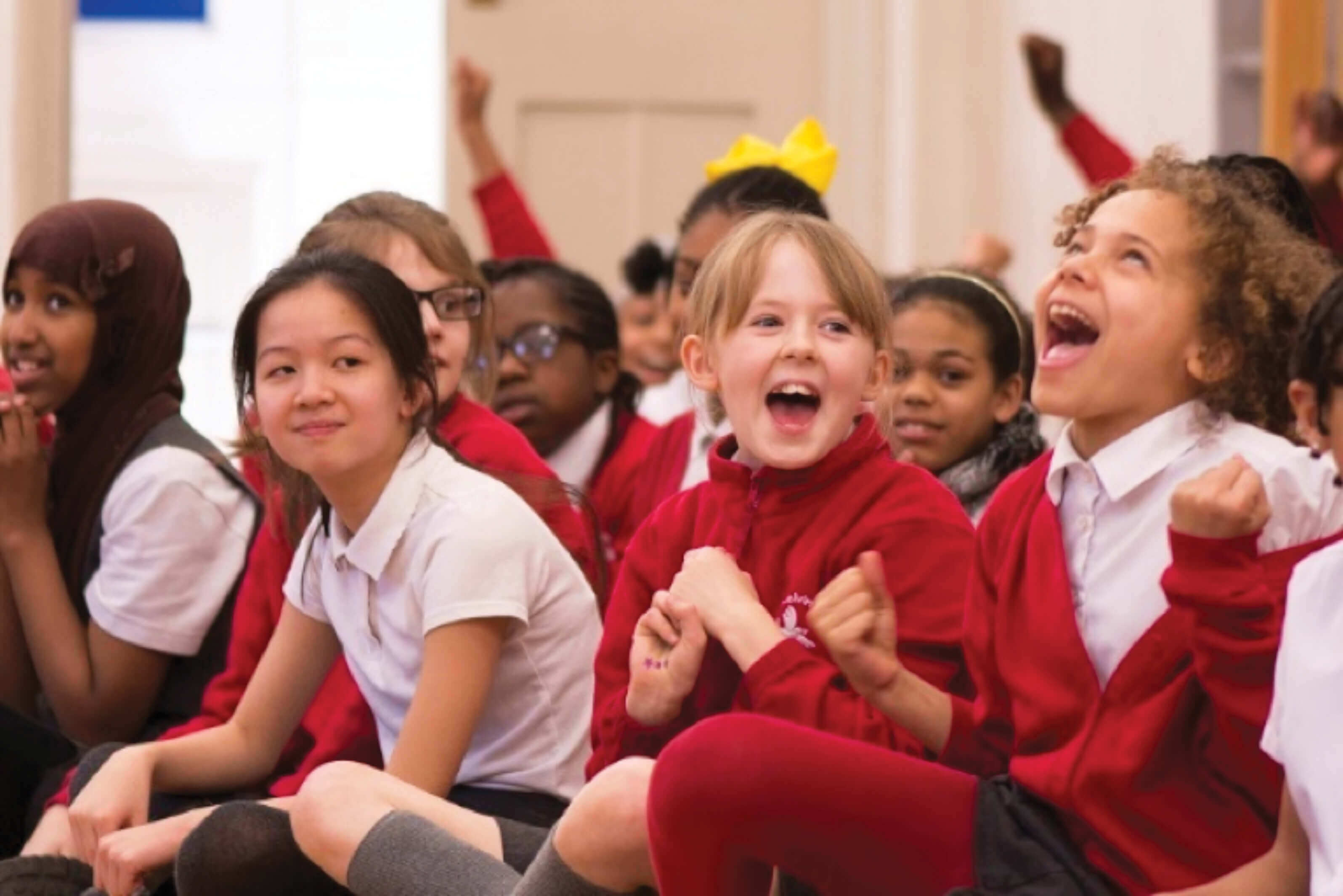 Photo of children in assembly