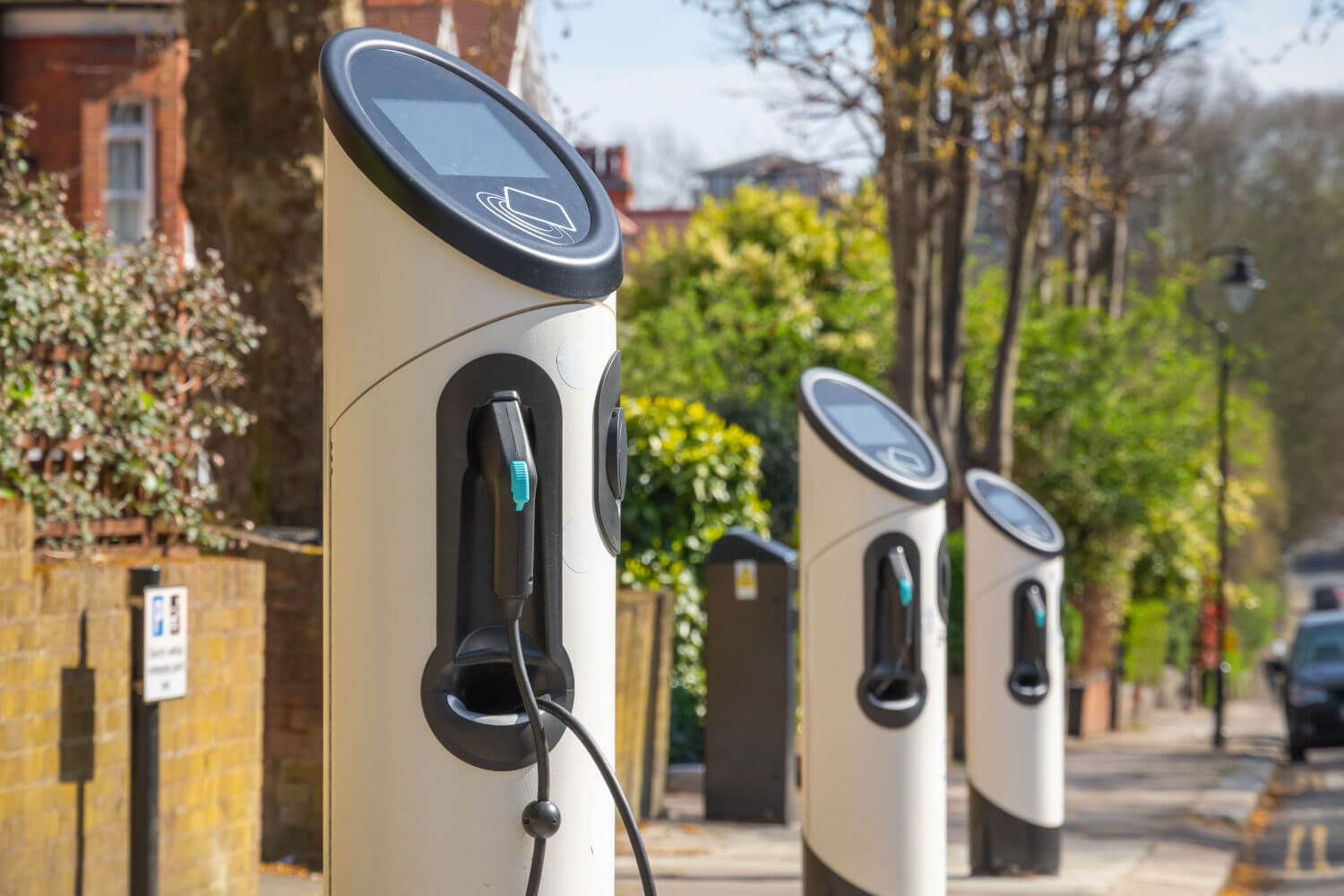 Photo of charging points